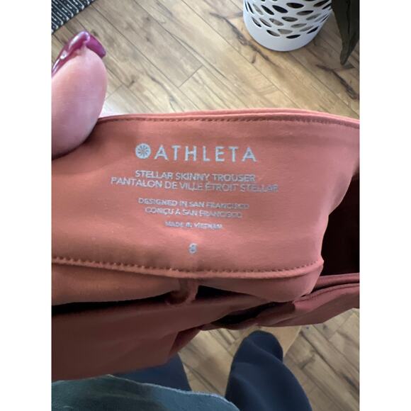 Athleta size 8 brown cropped pants - Picture 3 of 4